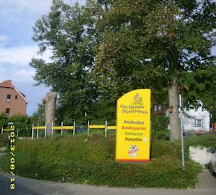 Einfahrt vom Park