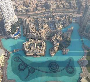 Ausblick vom Aussichtspunkt Burj Khalifa