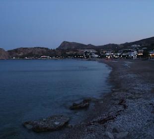 Stegna-Bucht am Abend