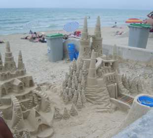 Sandburg am Ballermann