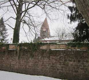 Altstadt Wissembourg im Winter