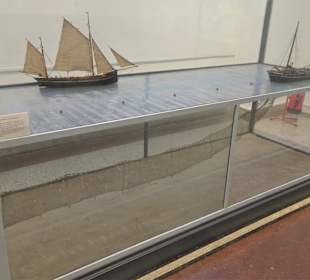 Diorama vom Fischfang im Altonaer Museum