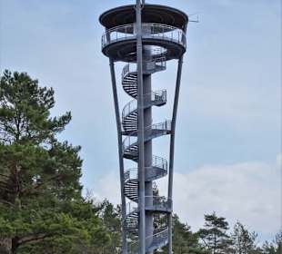Die Himmelsleiter von Pottenstein aus gesehen