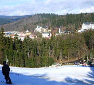Ausblick Skihang Schlepplift