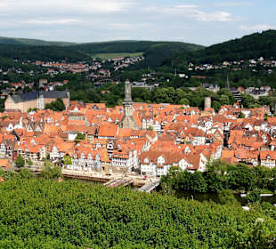 Blick von der Tillyschanze auf Hann. Münden