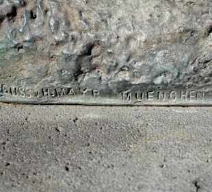 Hinweis auf den Guss in München