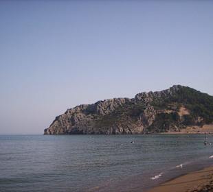 Tsambika Strand am Abend