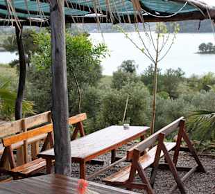 Blick vom Restaurant