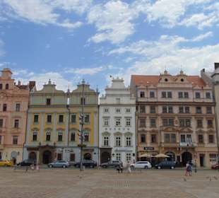 Häuser am Náměstí Republiky