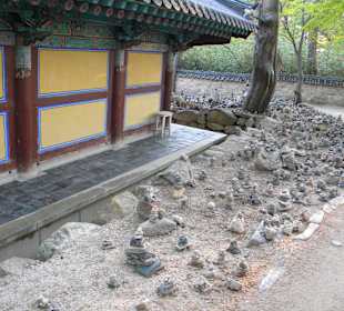 Small pagodas in Bulguksa Temple