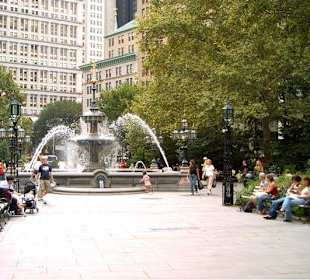 Fountain at Bryant-Park near City Hall