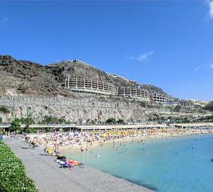 Ausblick v. Beachclub Ri. Bucht von Amadores