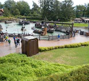 Hier wird jeder nass