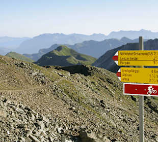 Wegweiser am Rothorn