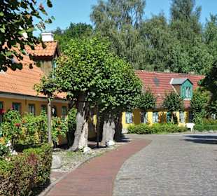 In der rekonstruierten Werksarbeiter-Siedlung