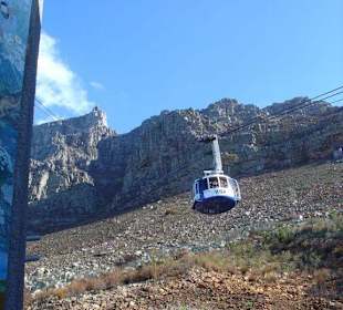 Die Gondel hinauf zum Tafelberg
