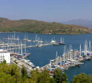 Blick auf Hafen von Fethiye