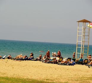 Evrenseki an der Promenade schon eng das ganze