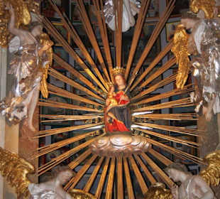 Gotische Madonna als Gnadenbild