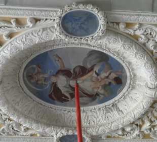 Schloss Friedenstein: bei der Innenbesichtigung