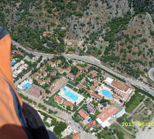 Paragliding - lądowanie