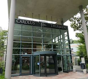 Eingang Carolus- Therme-Aachen