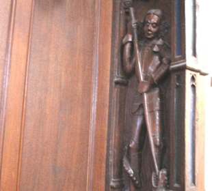 Spätgotisches Chorgestühl, Detail