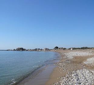 Strand am Rand des Dünengebietes bei Gündogdu