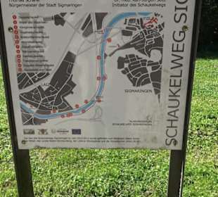 Schaukelweg an der Donau