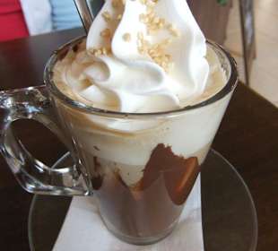 Eis Kaffee mit Nutella