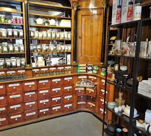 Das Würzhaus Bamberg in den Räumen der Apotheke