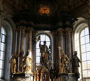 Besuch der Mauritiuskirche von Wiesentheid