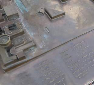 Stuttgarter Reliefmodel mit Braille Schrift