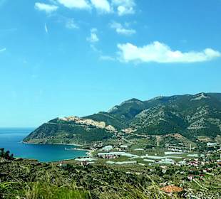 Küstenstraße Richtung Anemurion