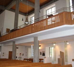 Blick auf die Empore