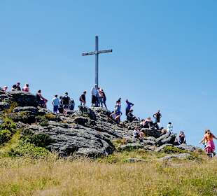 Wandern rund um den Gipfel