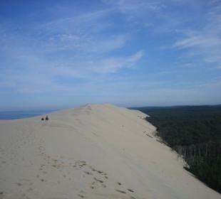 En haut de la dune du pyla