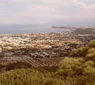 Blick vom Plateau des Filerimos-Berges