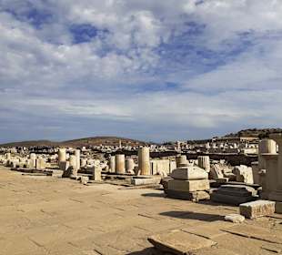 Archäologisches Anlage von Delos