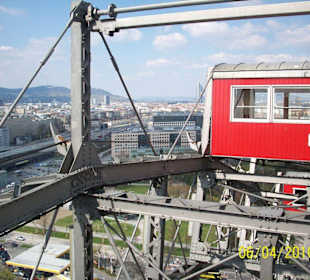 Toller Blick vom Riesenrad des Prater