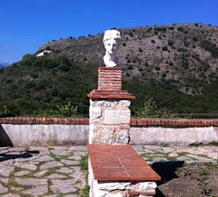 Restaurantterrasse Butrint Kastell