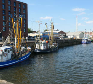 Beim Alten Fischereihafen von Cuxhaven