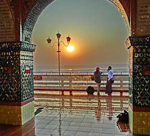 Kurz vor dem Sonnenuntergang