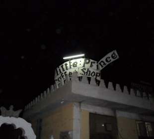 The little Prince Coffee Shop auf dem Weg ins Dorf