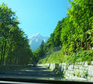 Da hinten geht  es rauf