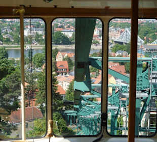 Blick aus der Schwebebahn