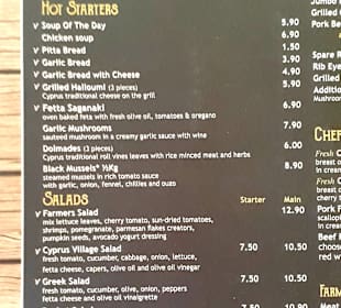 Speisekarte