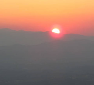 Sonnenuntergang Sun down Safari