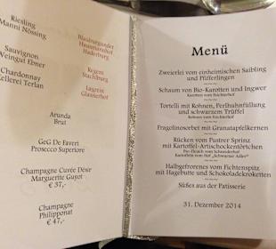 Silvester Menü 6-Gang