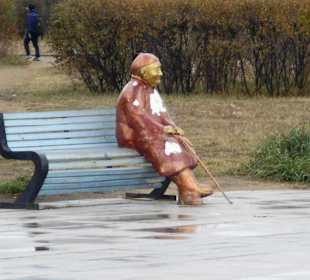 Skulptur im Nationalpark Ulaanbaatar